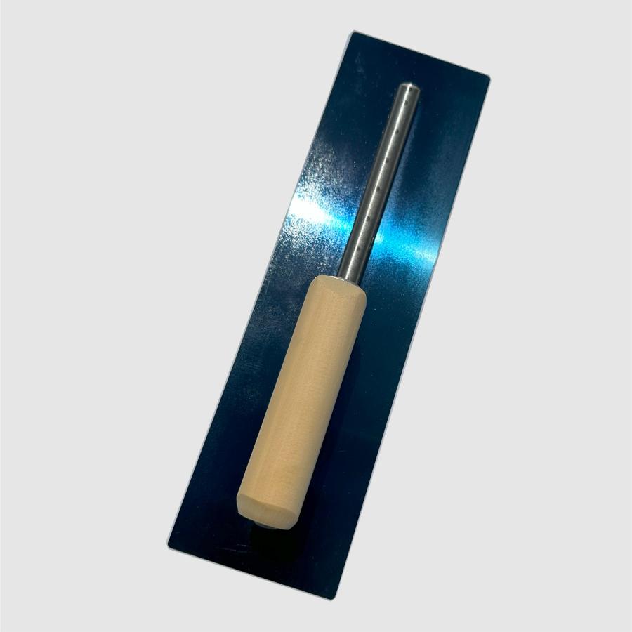 左官コテ 左官道具 コテ 102mmX360mm アメリカコテ 普通 青白