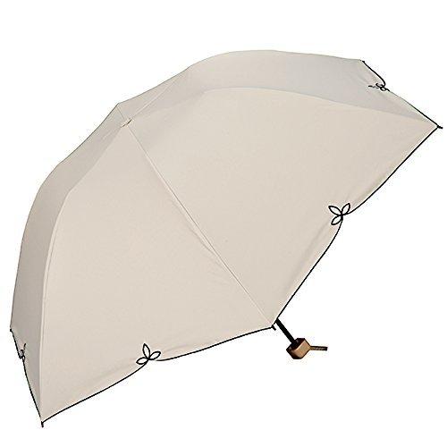 一流の品質 ベージュ 折りたたみ傘 日傘 ワールドパーティー(Wpc.) 55cm ギフト 母の日 BE 801-656 ミニ ワイドスカラップ 遮光バードケイジ 傘袋付き レディース 雨傘