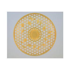 華籠 東大寺型 籠目散蓮華入 8.5寸(25.5糎)【片面彫】消し金
