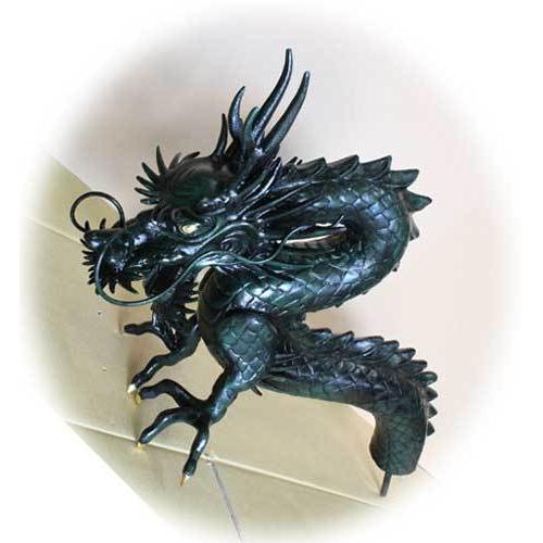龍　竜　ドラゴン　ジャンク品　青銅　蛇口　吐水口　神社　お寺　骨董品　彫刻　置物 楽天市場】竜の蛇口 竜蛇口12号 高岡銅器の庭置物 龍の蛇口 水の神様