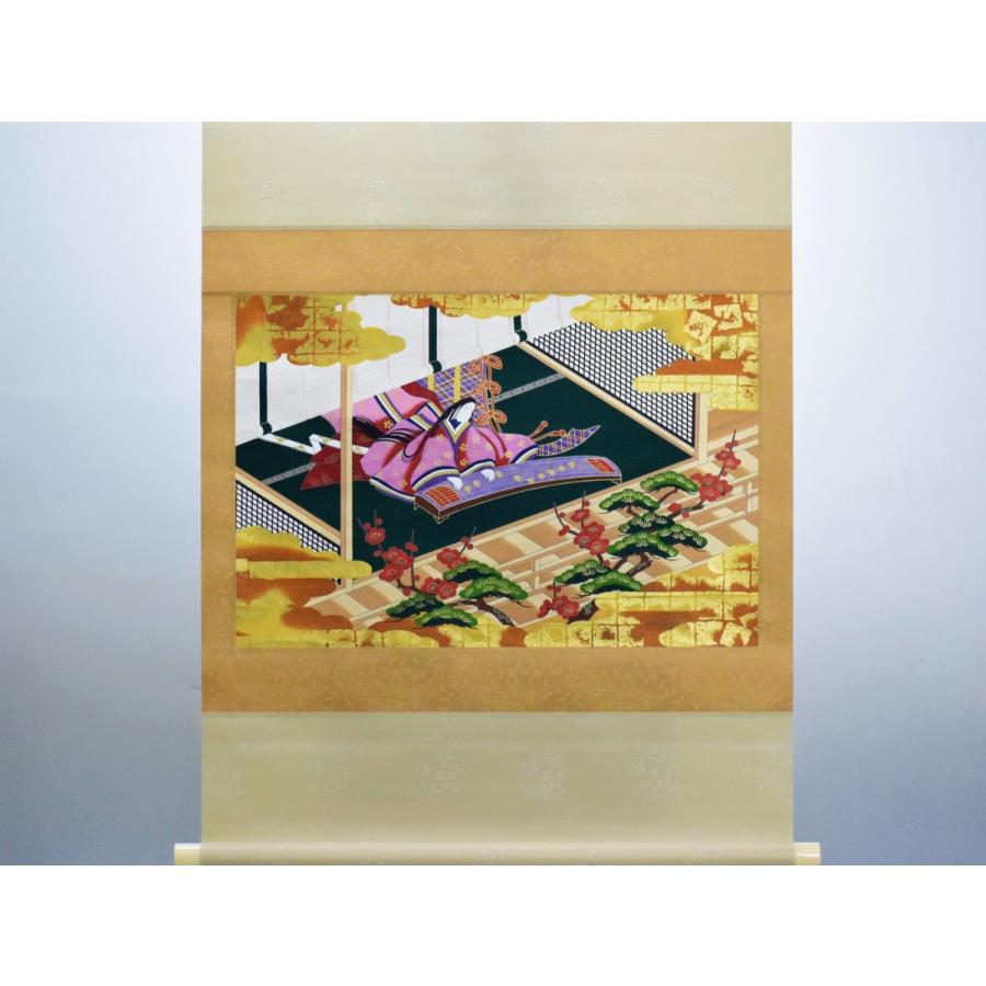 平安絵巻 和紙掛け軸 平安絵巻 : お仏壇のやすらぎ - 通販 - Yahoo!ショッピング