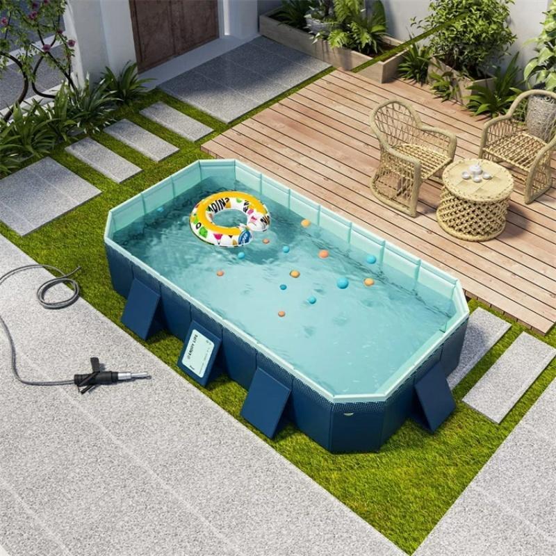 折りたたみ式 空気入れ不要 キッズプール 子供用プール ビニールプール おうちプール 折り畳み プール ベビープール ボールプール ペット用プール 適用人数：1