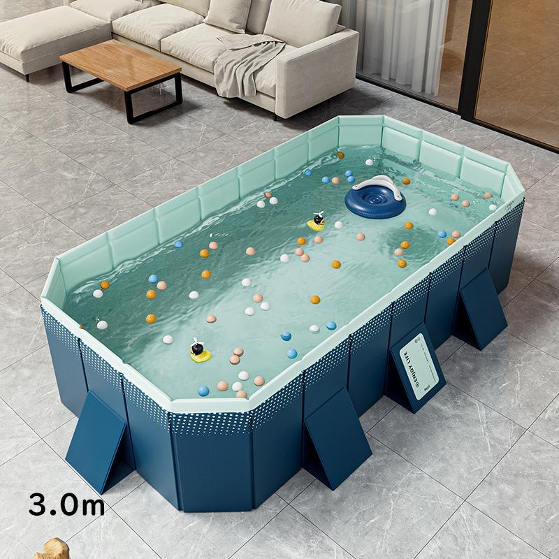 折りたたみ式 空気入れ不要 キッズプール 子供用プール ビニールプール おうちプール 折り畳み プール ベビープール ボールプール ペット用プール 適用人数：1