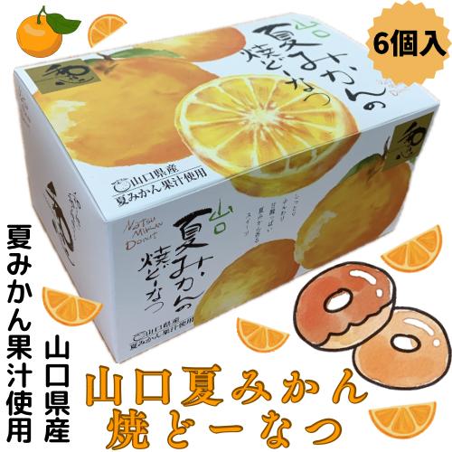 山口夏みかんの焼どーなつ 6個入 お菓子 ドーナツ 洋菓子 プレゼント