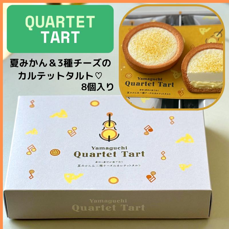 山口カルテットタルト 大 8個入り 夏みかん 三種チーズ 洋菓子