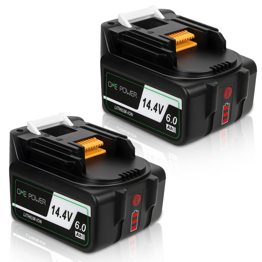 マキタ 互換 バッテリー BL1460B 14.4V 6000mAh マキタバッテリー 一年  