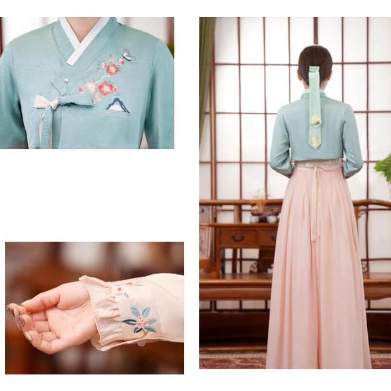 新品 チマチョゴリ タンウィ 刺繍 モダン 韓服 ウェディング 重ねチマ オーダーメイド チマチョゴリ 新商品 ☆登場☆ タンウィ 編