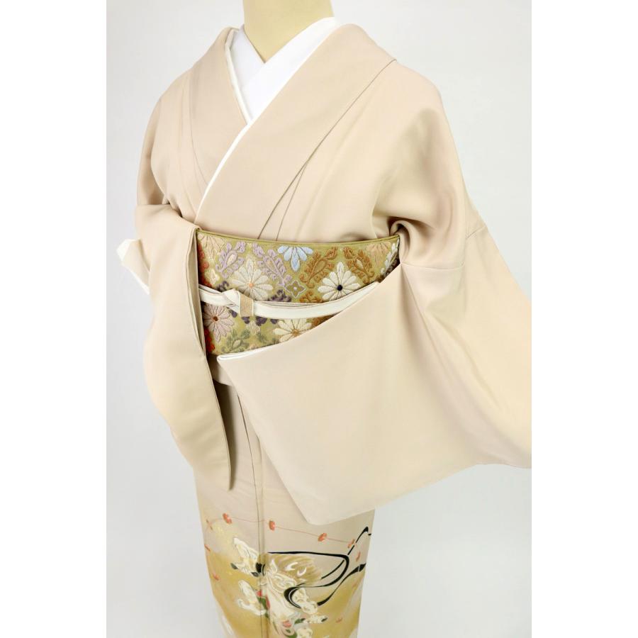 SALE／63%OFF】【SALE／63%OFF】作家物 色留袖 立浪 青海波 風神雷神