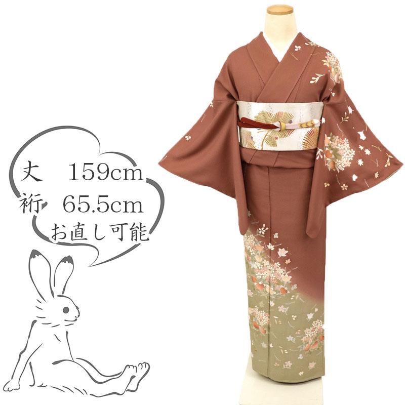 お値下げ 正絹 訪問着(略礼装）