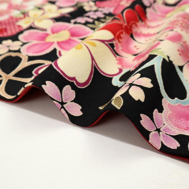 kansai】正絹振袖花柄地紋