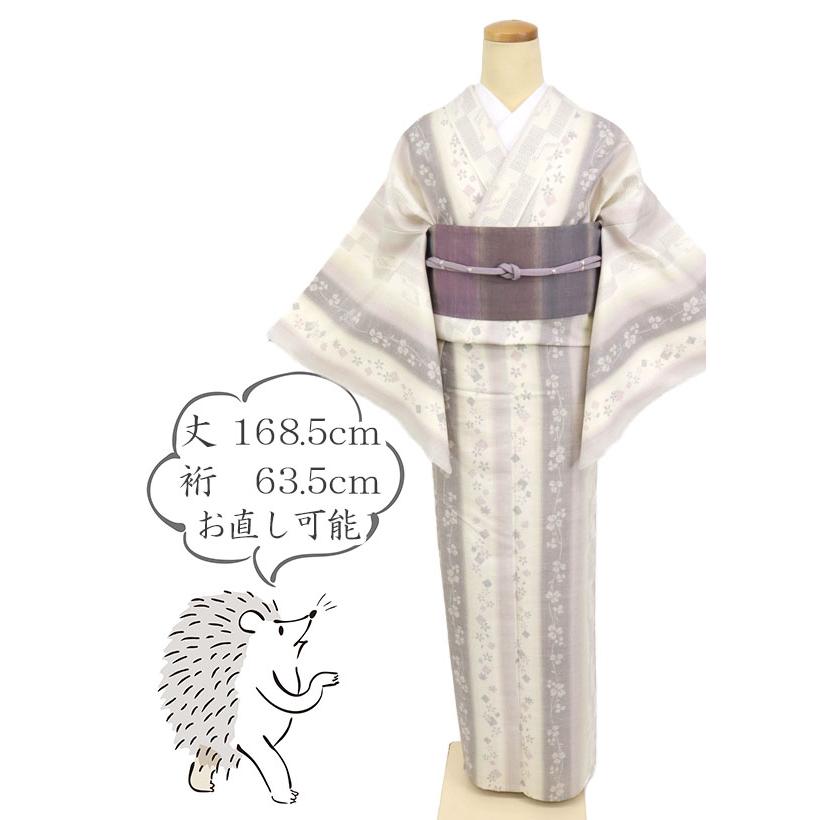 値下げ交渉OK！単衣 紬着尺 正絹 I654