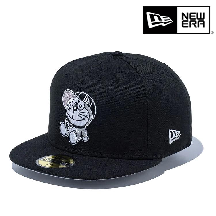 激レア【ニューエラ×ドラえもん】50周年 記念 限定コラボ ゴルフ キャップ 黒 NEW ERA（ニューエラ） 【即納】ニューエラゴルフ 59FIFTY ドラえもん