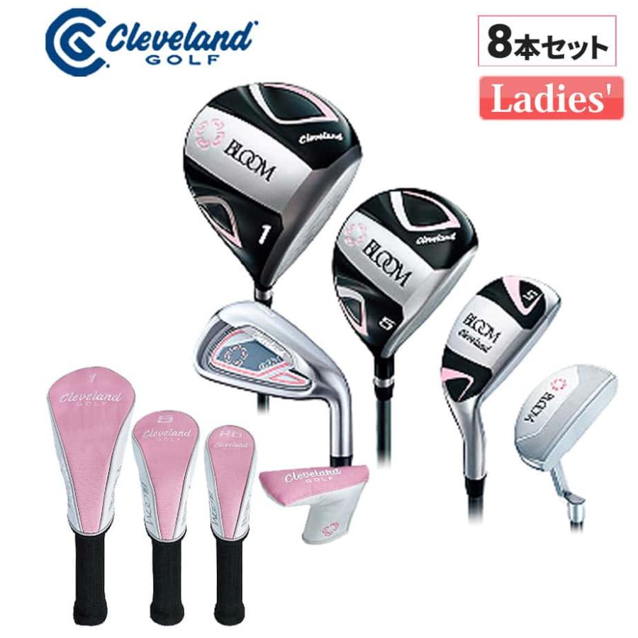 クリーブランド BLOOM 【美品】レディースゴルフクラブセット 8本 右 Cleveland Golf クリーブランド BLOOM パッケージセット