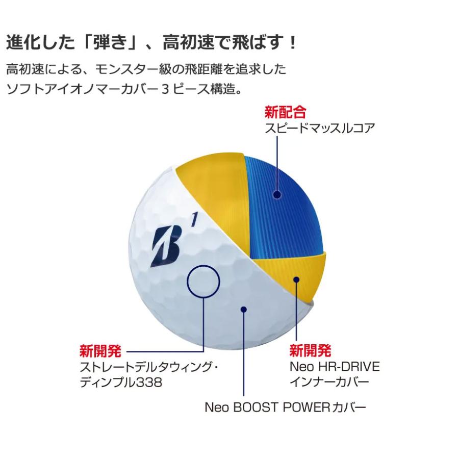 3ダースセット ブリヂストン ゴルフ 2025 TOUR B JGR ゴルフボール 3ダース(36球) 即納 まとめ買い BRIDGESTONE GOLF_15