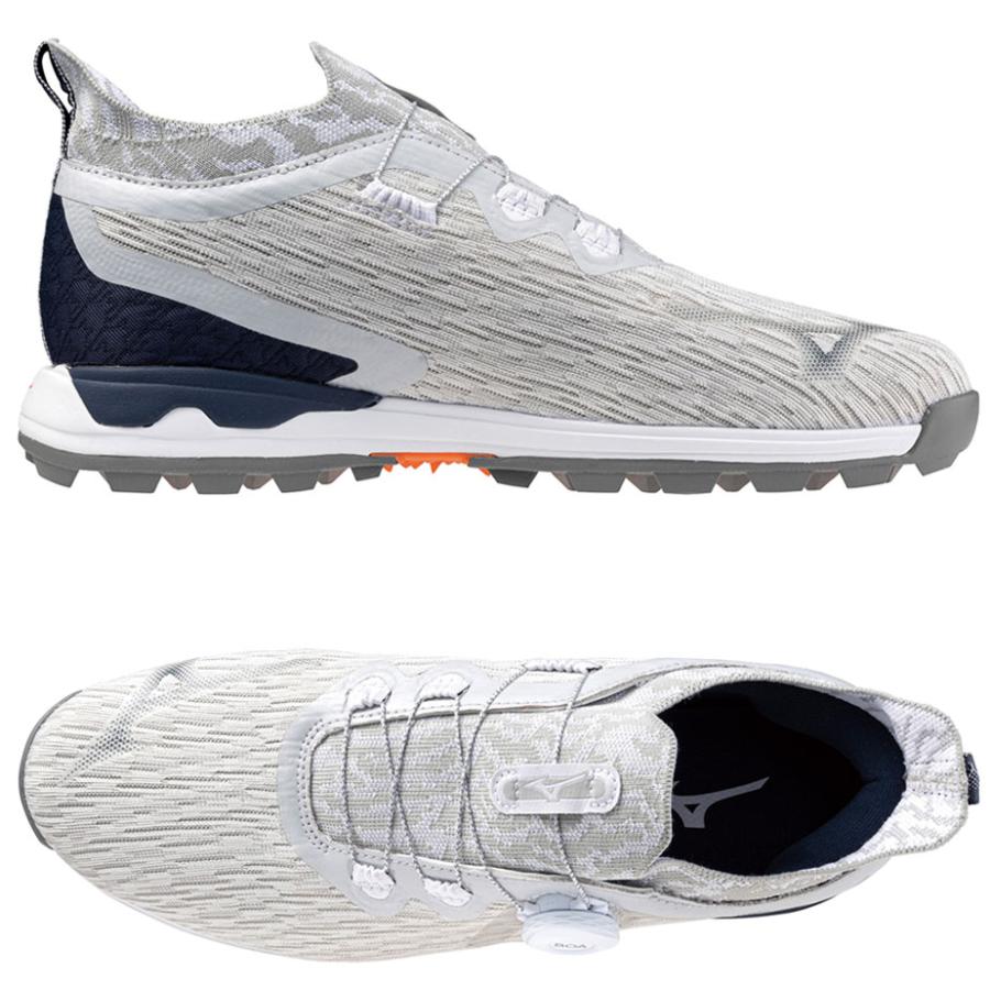 良い値‼️【新品】ミズノ ウェーブ ハザードWG ボア防水ゴルフシューズ25cm MIZUNO（ミズノ） ウエーブハザード WG ボア ゴルフ シューズ メンズ
