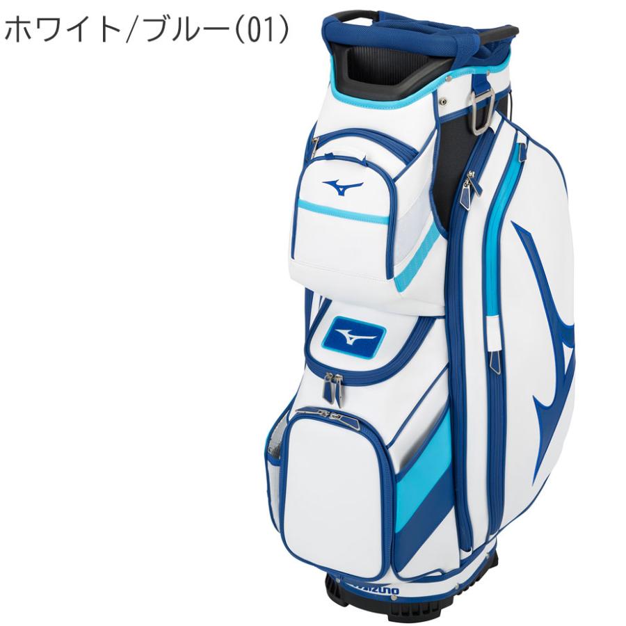 ゴルフバッグ ミズノ MIZUNO Tour Cart キャディバッグ メンズ バイカラー ブラック 11.0型 47インチ対応 3.8kg 14分割 5LJC2223｜yatogolf｜05