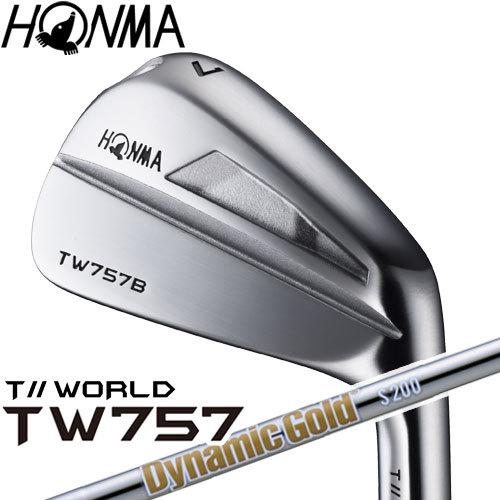 定番人気！ TW757 [ツアーワールド] T//WORLD [本間ゴルフ] GOLF HONMA B 【2022年モデル】 スチールシャフト HT Gold Dynamic (＃5〜P) 6本セット アイアン アイアンセット