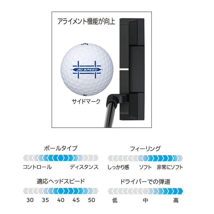 ダンロップ スリクソン AD SPEED 2 ゴルフ ボール 5ダース(60球