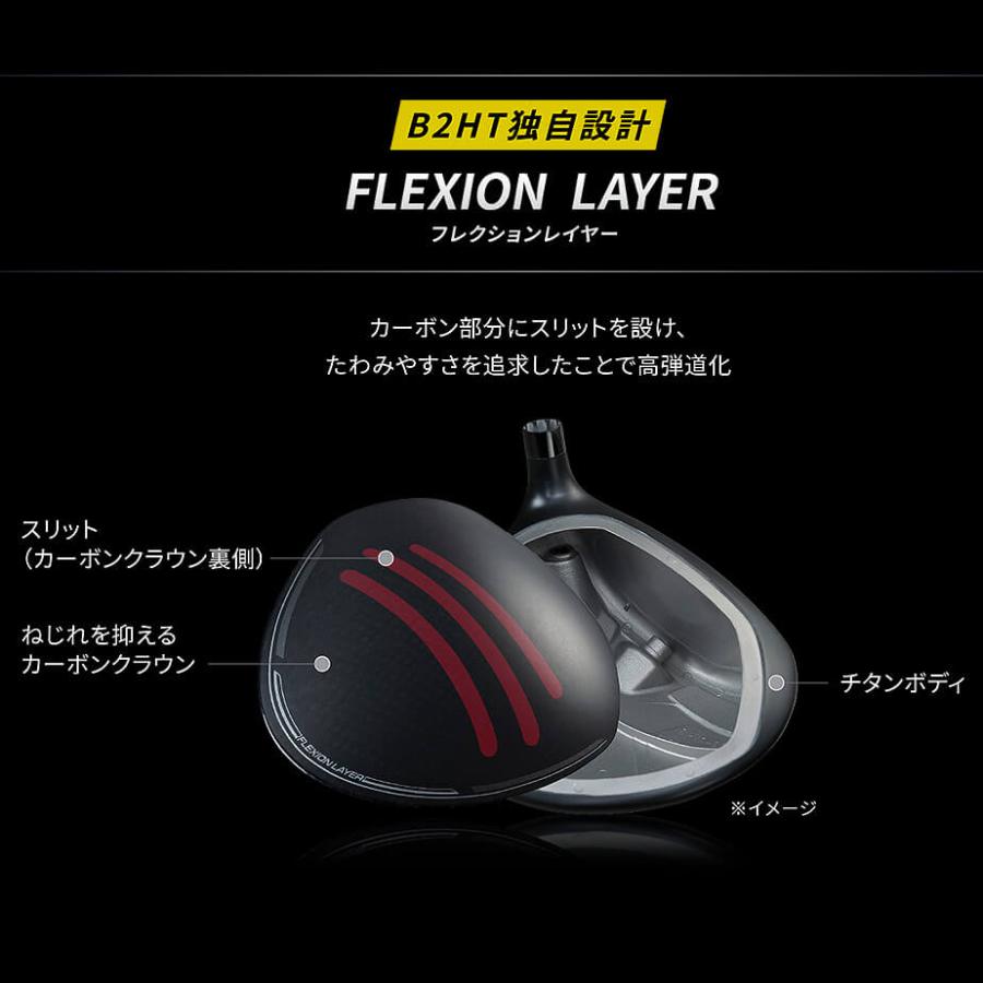 ブリヂストン ゴルフ B2HT ドライバー SPEEDER NX BS40w カーボンシャフト メンズ 右用 ゴルフ BRIDGESTONE GOLF｜yatogolf｜07