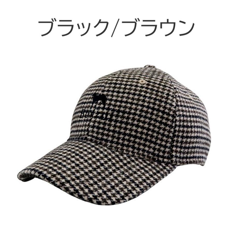 kasco（キャスコ） 帽子 メンズ ボルゾイ 千鳥風柄キャップ