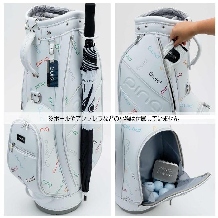 PING（ピン） CB-L2503 モノグラム キャディバッグ 38305 レディース