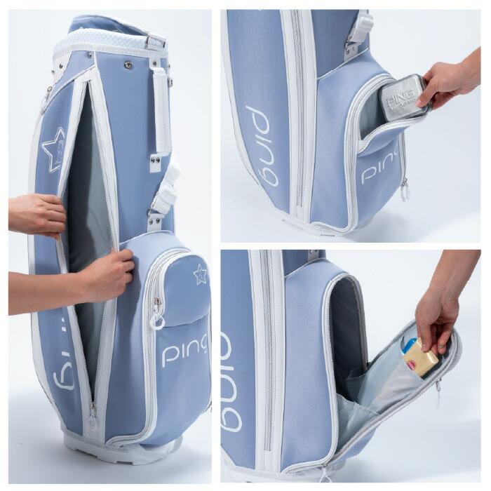 ピン CB-L2504 カジュアル レディース キャディバッグ 軽量 8.5型 47インチ ゴルフ用品 2025年モデル PING PING（ピン） CB-L2504 カジュアル レディース キャディバッグ 軽量