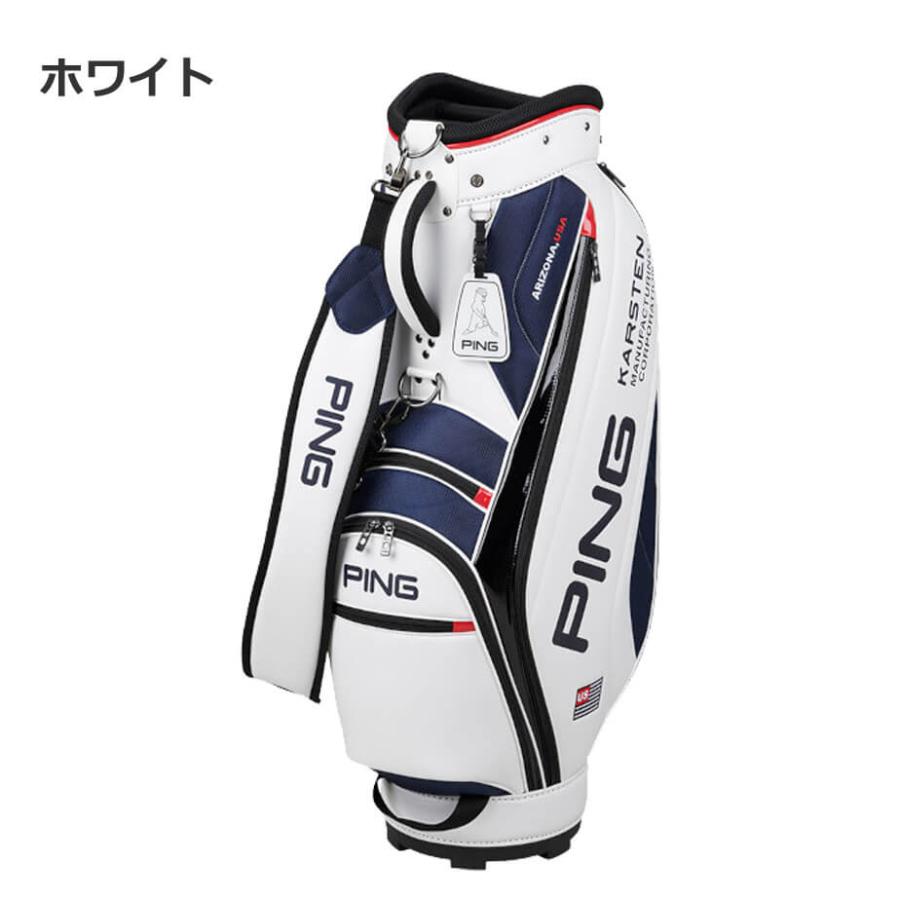 ping キャディバックCB-U2305 PUスポーツ PING ピン CB-U2305 PUスポーツ キャディバック メンズ ホワイト