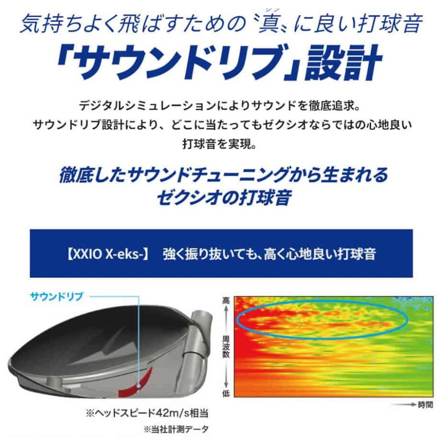 ダンロップ ゼクシオ エックス ドライバー Miyazaki AX-3 カーボンシャフト XXIO X -eks- 右用 ゴルフ 2024年モデル｜yatogolf｜08