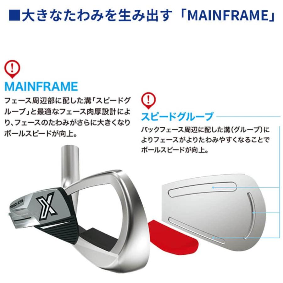SRIXON ダンロップ ゼクシオ エックス アイアン5本セット(＃6〜9、PW