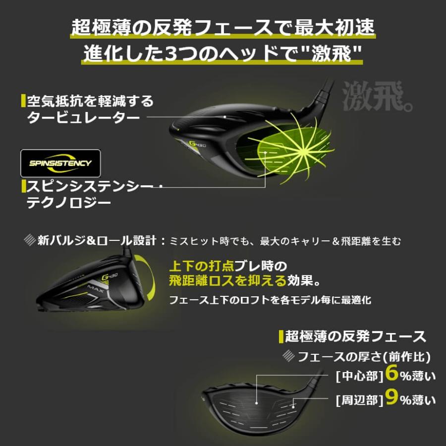 PING（ピン） G430 LST ドライバー ALTA J CB BLACK カーボンシャフト