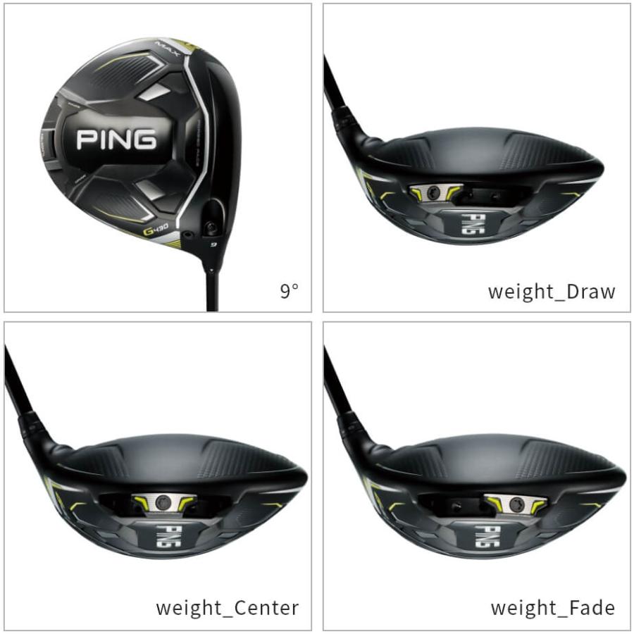 PING（ピン） ウッド PING G430 MAX ドライバー ALTA J CB BLACK