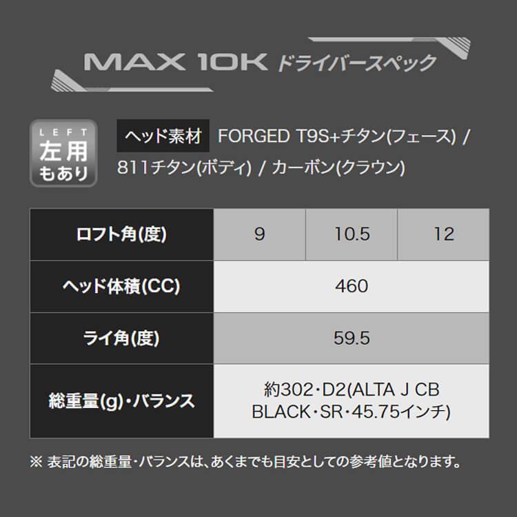 PING ピン G430 MAX 10K ドライバー ALTA JCB BLACK PING ピン G430 MAX 10K ドライバー ALTA JCB BLACK