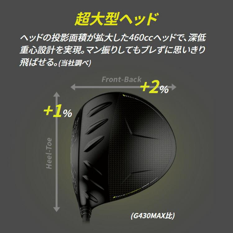 ピン G430 MAX 10K ドライバー PING TOUR 2.0 CHROME カーボンシャフト メンズ 左用 マックス テンケイ ゴルフ 日本正規品 PING｜yatogolf｜07