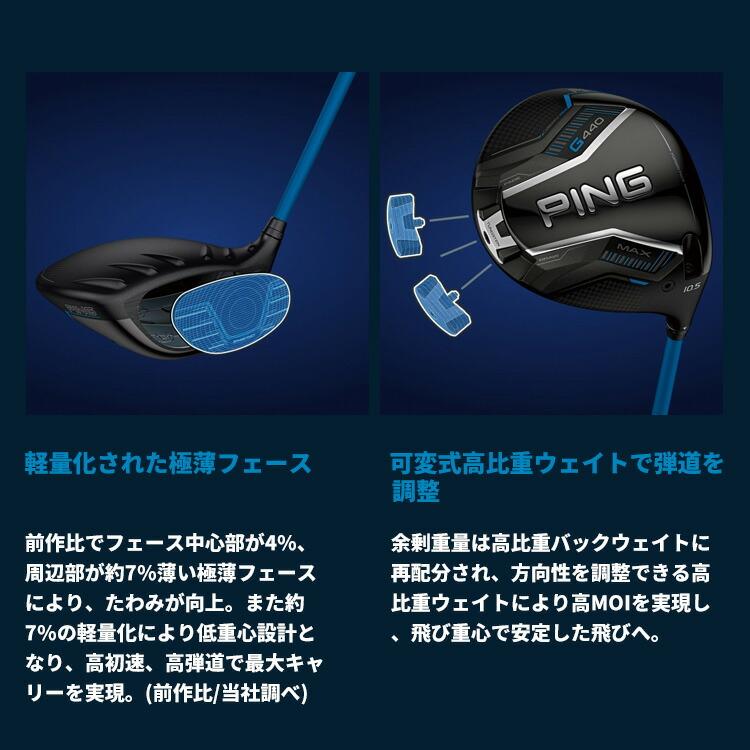 PING（ピン） G440 LST ドライバー ALTA J CB BLUE カーボンシャフト