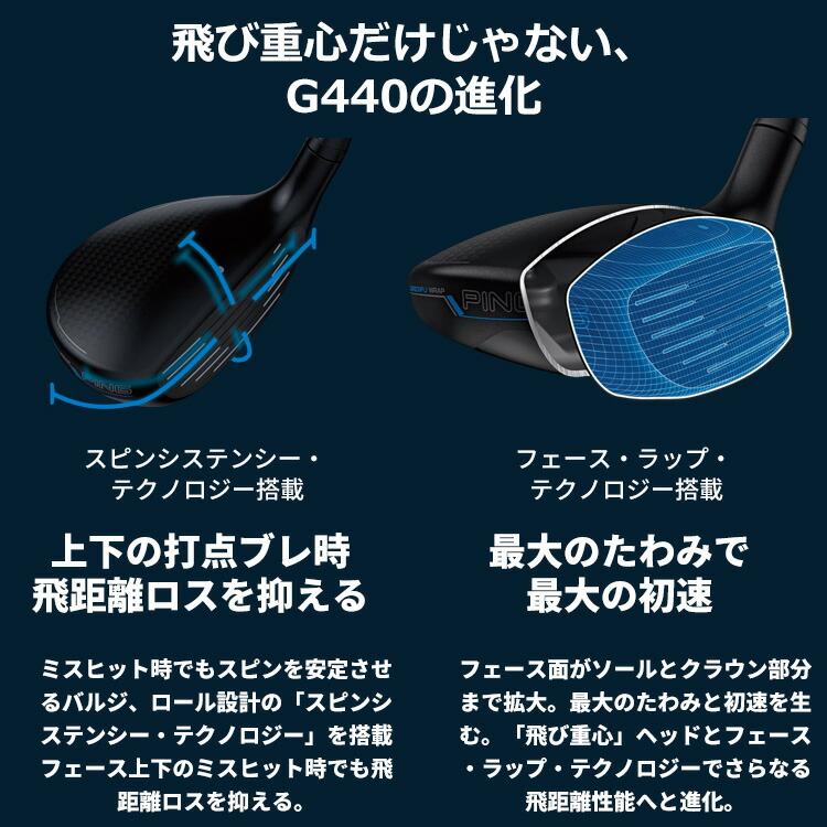 ピン G440 ハイブリッド DG EX TOUR ISSUE スチールシャフト メンズ 右