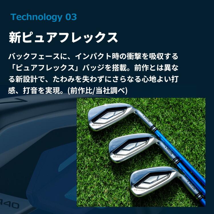 PING（ピン） G440 単品 アイアン(#4、#5、#UW、52、56) N.S.PRO