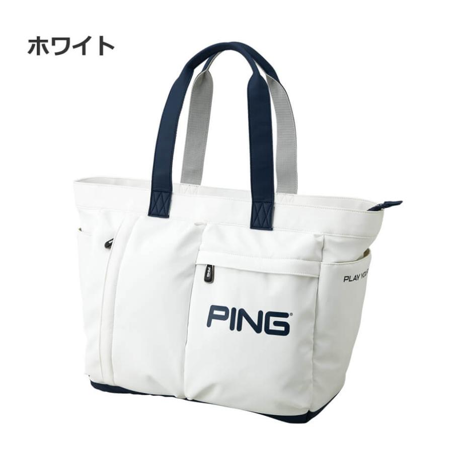 【美品】ピン PING トートバッグ PING（ピン） カバン PING GB-U2302 ソフト PU トートバッグ 36832-01