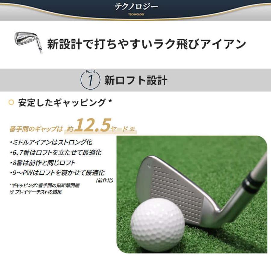 【カスタムフィッティング】 ピン G Le 3 [ジー・エルイー3] レディース 単品アイアン(#6-SW) AERO STEEL FIBER FC シャフト 左用 ゴルフ PING 日本正規品｜yatogolf｜03