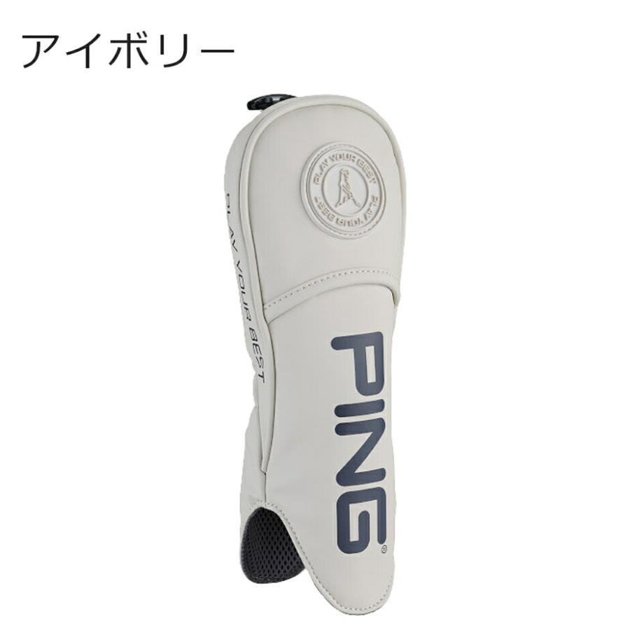 PING - PING ヘッドカバー セット HC-P221 ソフトPU PING ヘッドカバー ピン ソフトPU フェアウェイウッド