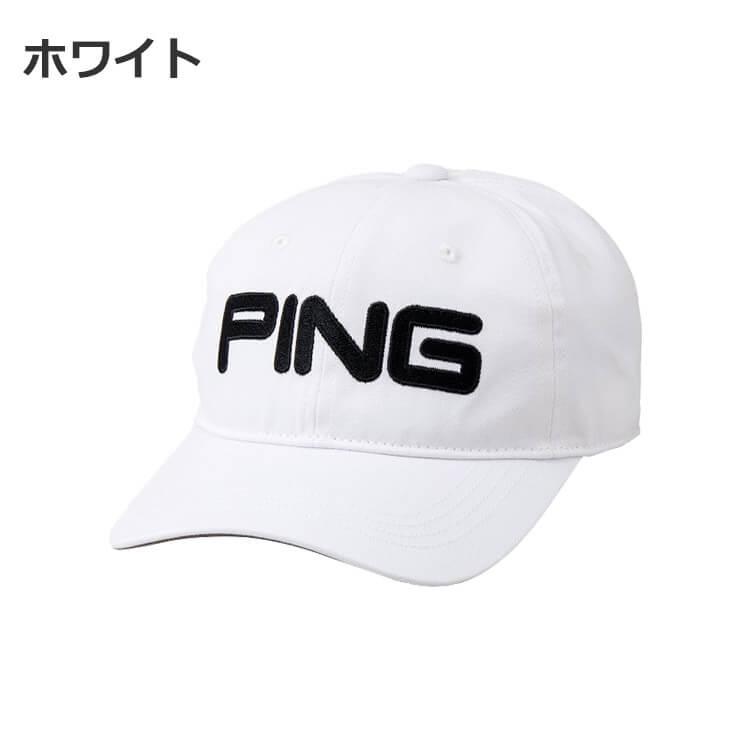 PING（ピン） ジュニアキャップ ホワイト ブラック ブルー レッド HW
