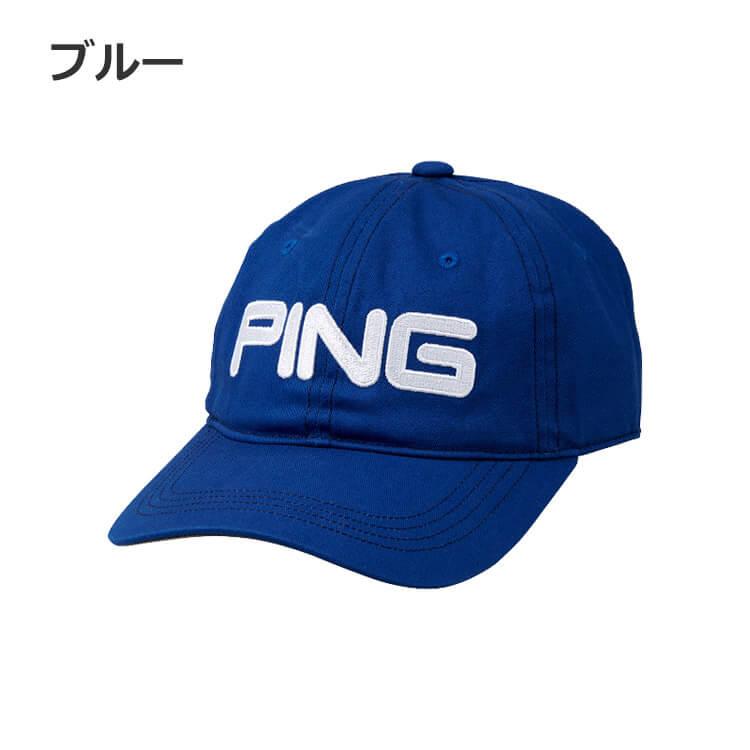PING（ピン） ジュニアキャップ ホワイト ブラック ブルー レッド HW