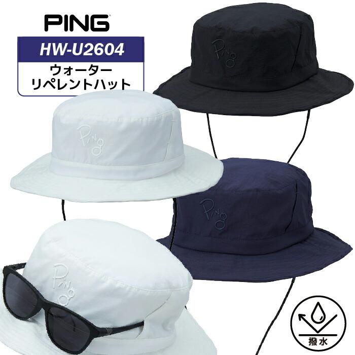 PING（ピン） HW-U2606 ウォーターリペレントハット 38997 PING GOLF