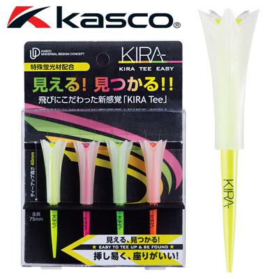 (未使用･未開封品)　キャスコ(Kasco) ゴルフ ティー KIRA ティーショート ar3p5n1 kasco（キャスコ） KIRA [キラ] ティーイージー 4本入り 147662