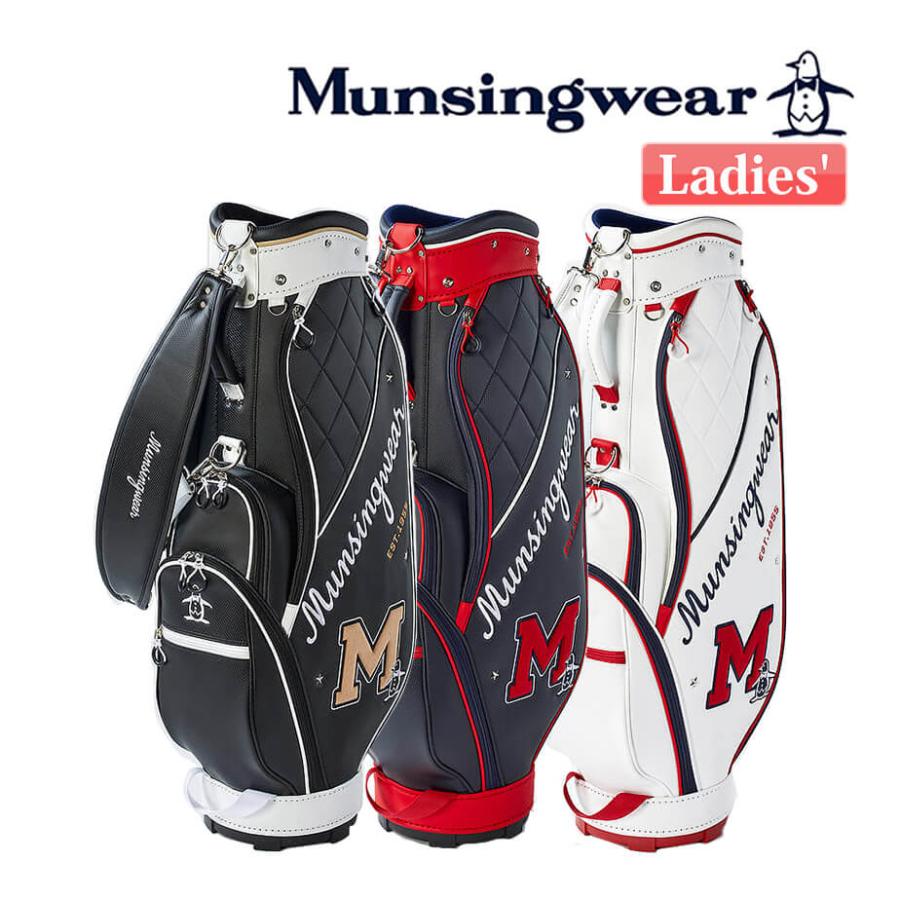 美品　マンシングウェア　キャディバッグ DESCENTE（デサント） キャディバッグ マンシングウェア Munsingwear