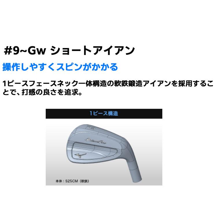 Mizuno Pro ミズノ プロ M-13 アイアン 6本セット(#5-PW) 右用 N.S.PRO