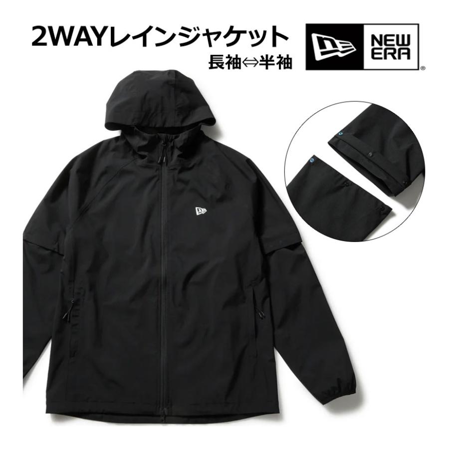 NEW ERA（ニューエラ） ゴルフ レインジャケット フーディー 2-way