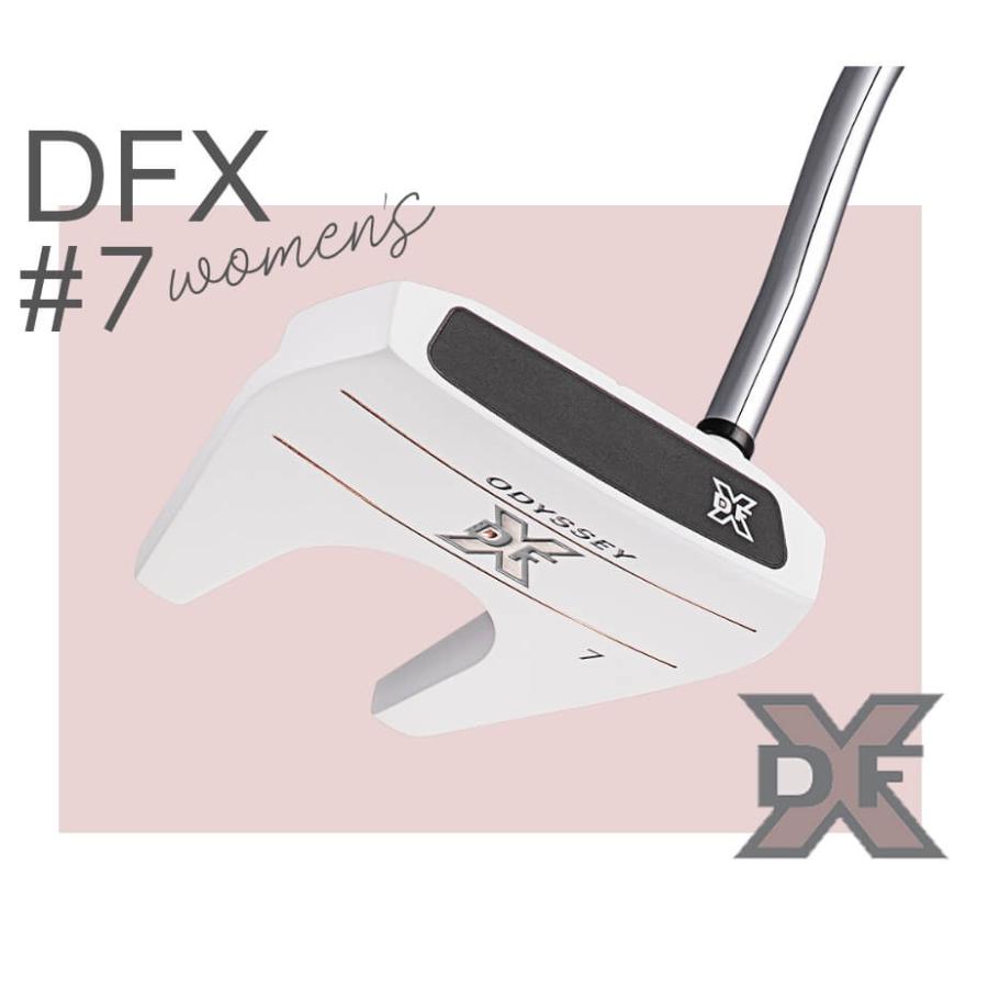 美品❗️ODYSSEY DFX7レディース・パター DFX SEVEN パター レディス(パター（単品）)|ODYSSEY(オデッセイ