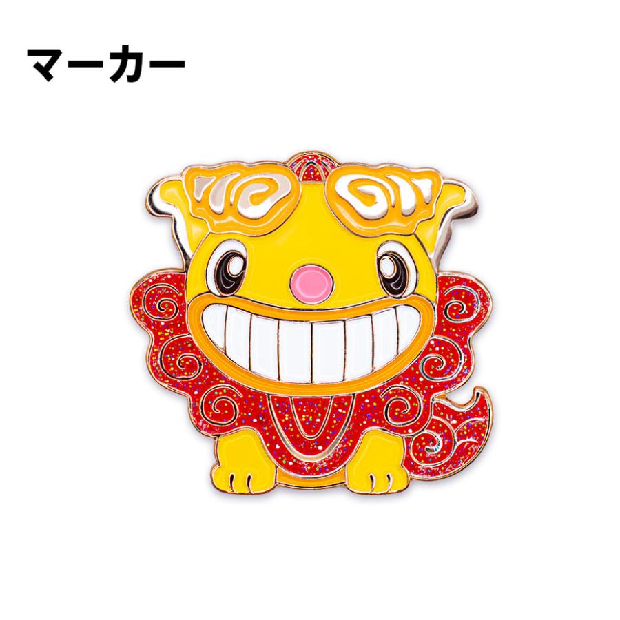 シーサー マーカー OKWM001 沖縄 キャラクター かわいい ゴルフ