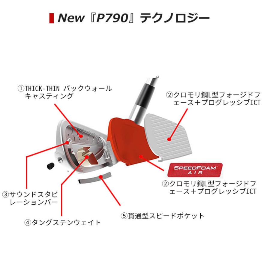 TaylorMade テーラーメイド P790 アイアン5本セット(#6-PW) N.S. TaylorMade テーラーメイド P790 アイアン5本セット(#6-PW) N.S.