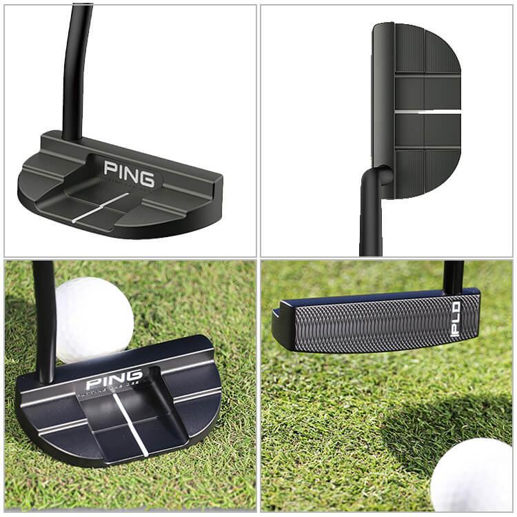 ピン PLD MILLED PUTTER DS 72 BLK CHROME STEPLESS スチールシャフト 
